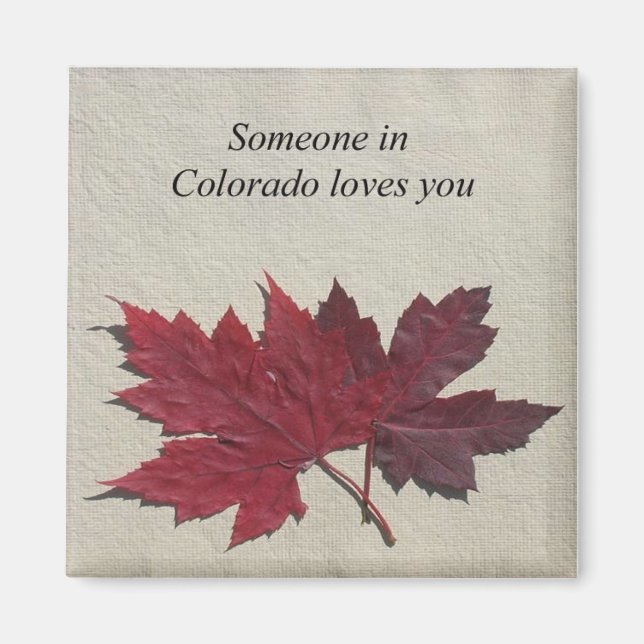 Alguien en Colorado te ama al imán (Frente)