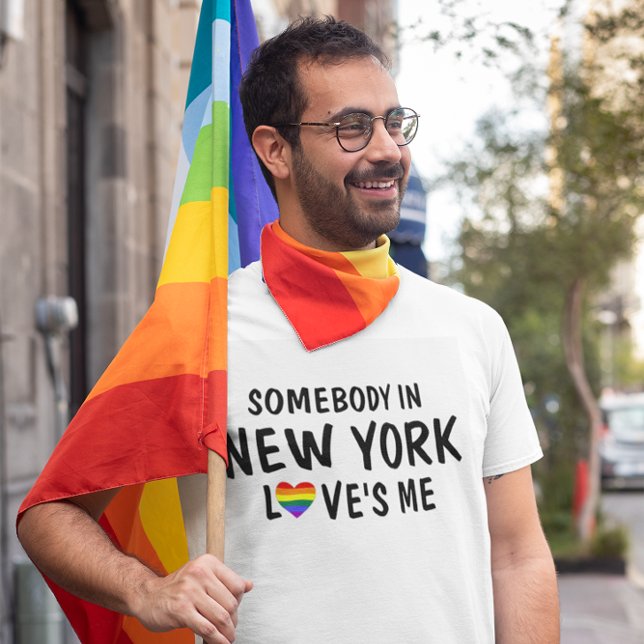 Alguien En Nueva York Me Ama La Camisa (Love)
