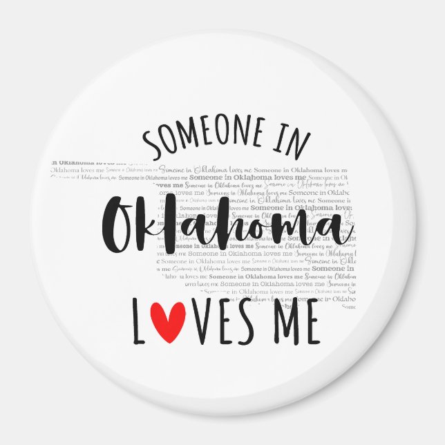 Alguien En Oklahoma Me Ama El Imán (Frente)