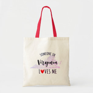 Alguien En Virginia Me Ama La Bolsa De Tote