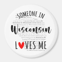 Alguien En Wisconsin Me Ama El Imán