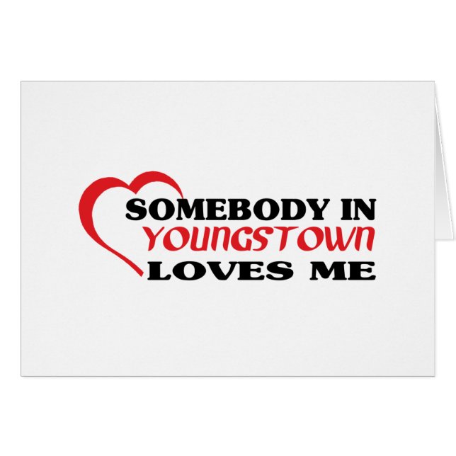 Alguien en Youngstown me ama la camiseta (Anverso (Horizontal))