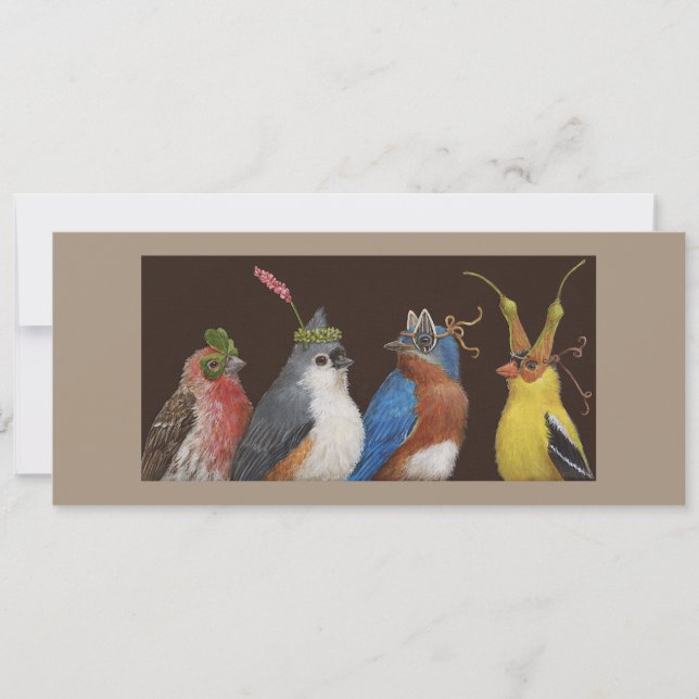 Alguien llegó desinformado de la noche de la másca (Anverso)