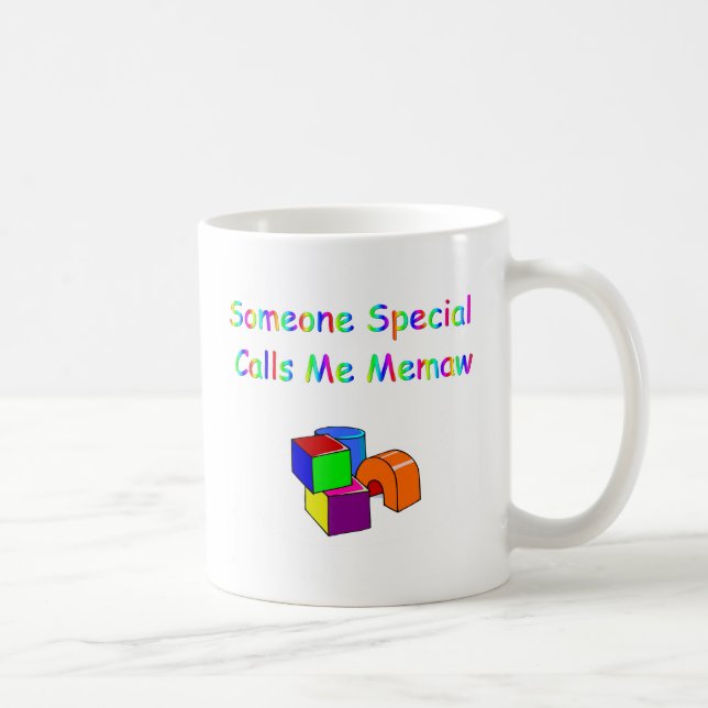 Alguien me llama taza de Memaw (Derecha)