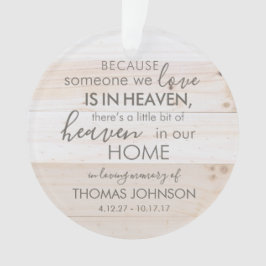 Alguien Personalizado En Ornamento Acrílico Del Ci