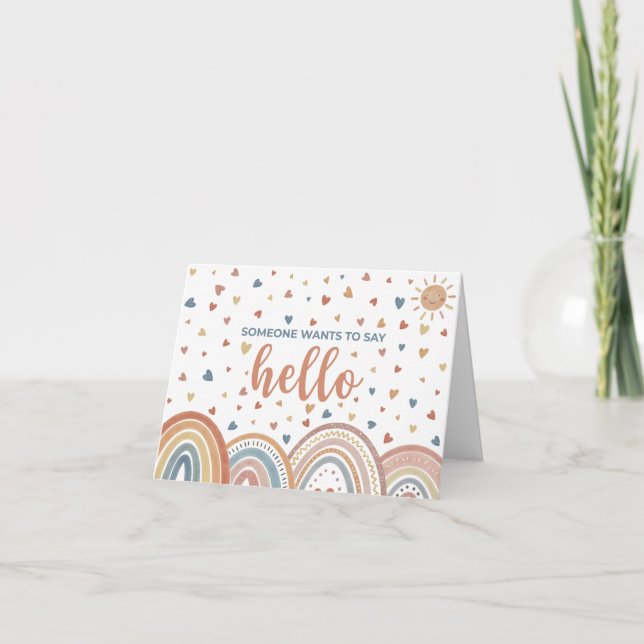 Alguien quiere decir Invitación de embarazo (Anverso)