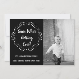 Alguien se está poniendo carbón | Tarjeta plana de