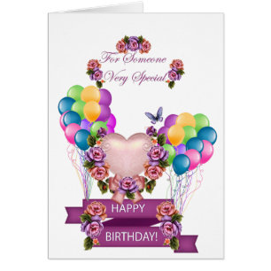 Alguien tarjeta de cumpleaños especial