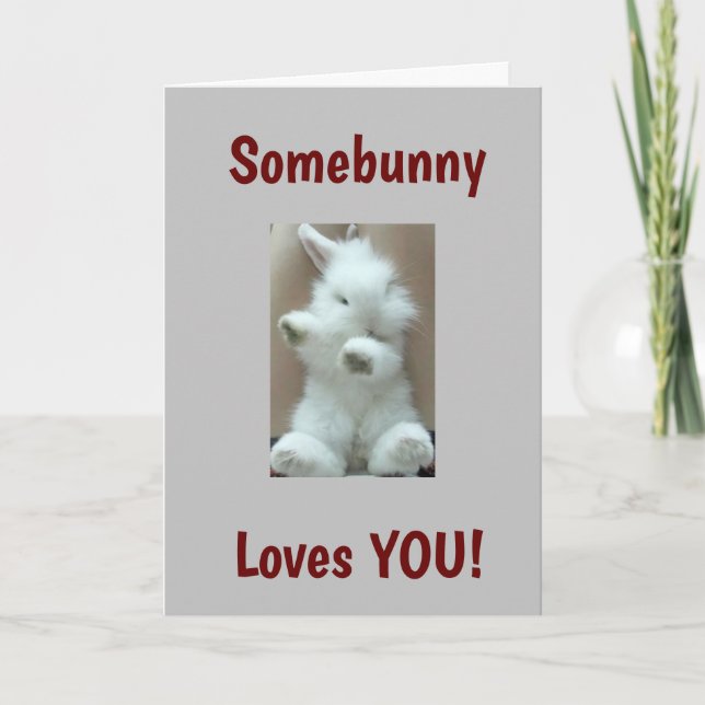 ALGUIEN TE AMA....****YO**** TARJETA DE PASCUA (Anverso)