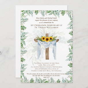 ALGÚN Aniversario de Ordenación Invitación a Mader
