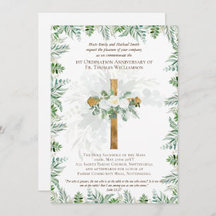 ALGÚN Aniversario de Ordenación Invitación a Mader
