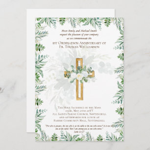 ALGÚN Aniversario de Ordenación Invitación a Mader