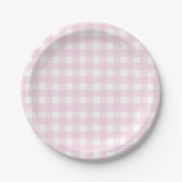Algún Conejito Cumple Años Platos de Raya de Pink 
