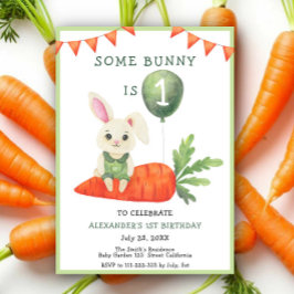 Algún conejo cumple años Invitación