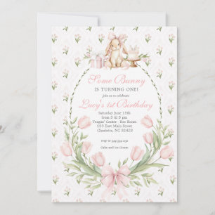 Algun conejo es una invitación de cumpleaños de co