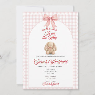 Algun Conejo Está En Camino Invitación Para Baby S