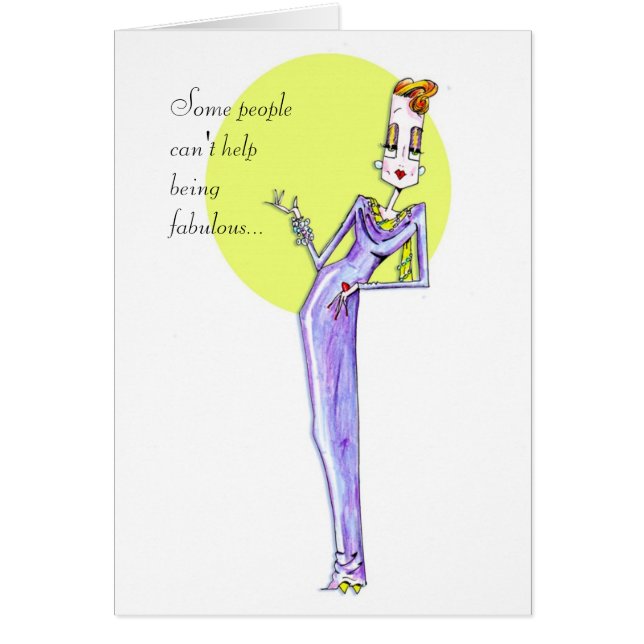 Alguna gente no puede dejar de ser fabulosa… (Frente)