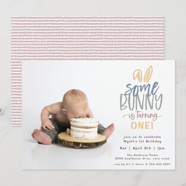 Algunas invitaciones a la fiesta de cumpleaños de  (Anverso / Reverso)