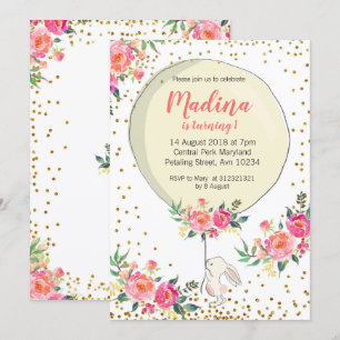 Algunas invitaciones de cumpleaños de la primavera