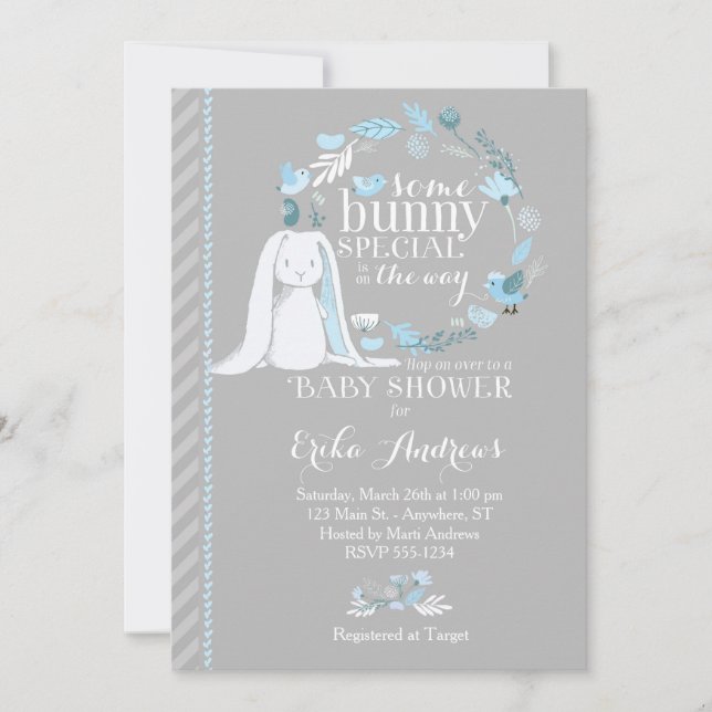 Algunas invitaciones especiales de Baby Shower par (Anverso)