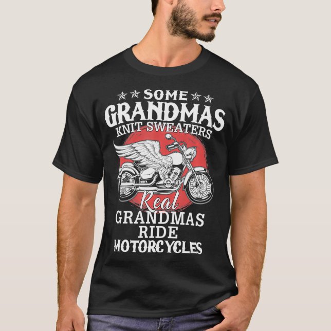 Algunos Abuelos Knit Sweaters Real Ried Motorcycle (Anverso)