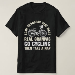 Algunos abuelos van en bicicleta Camiseta divertid