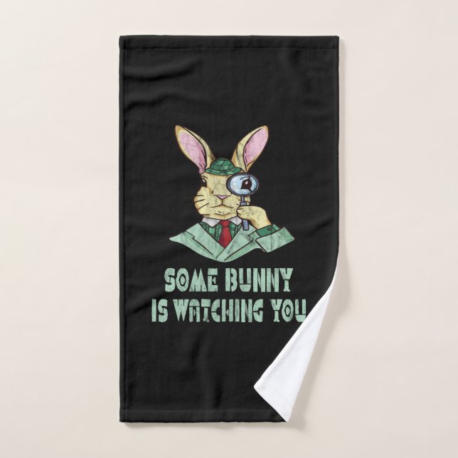 Algunos Bunny te observan Easter Bunny (Toalla de mano)