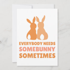 Algunos conejitos a amar - Tarjeta de Pascua