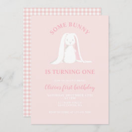 Algunos conejitos son invitaciones de primer cumpl