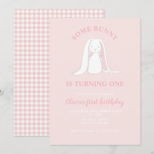 Algunos conejitos son invitaciones de primer cumpl