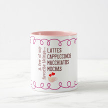 Algunos de mis tipos favoritos de taza de café