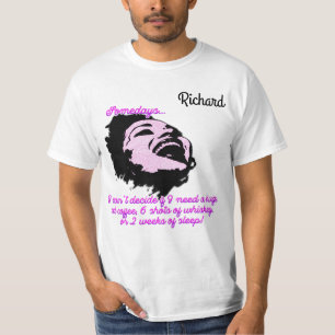"Algunos días..." Camiseta personalizable para hom