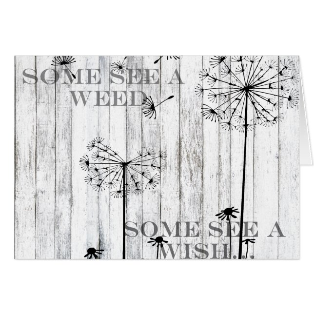 Algunos Ven Una Maleza (Anverso (Horizontal))