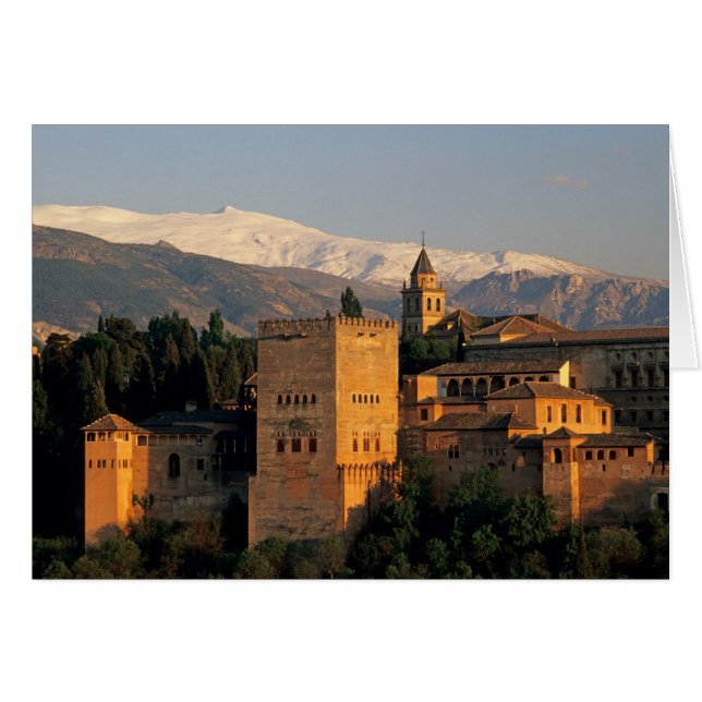 Alhambra; Granada; Andalucía, España, Sierra (Anverso (Horizontal))