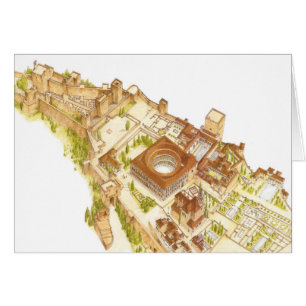 Alhambra Granada España. Castillo y palacios