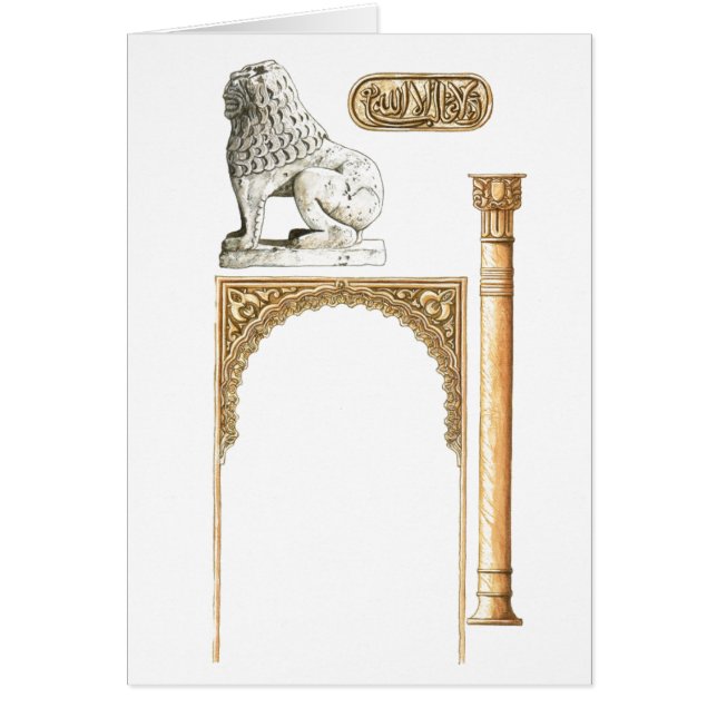 Alhambra Granada España. Detalles (Frente)