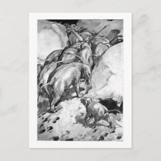 Alice B. Woodward: Postal de arte de Moeritherium