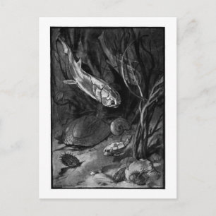Alice B. Woodward: postal de arte Devonian Period