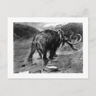 Alice B. Woodward: postal de arte mamut