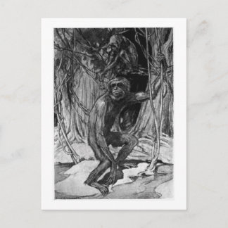 Alice B. Woodward: Postal de arte pliopithecus