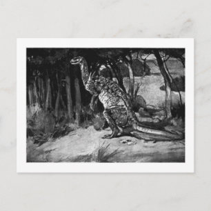 Alice B. Woodward: Postal de arte Scelidosaurus