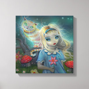 Alice en el País de las Maravillas Lienzo Impreso