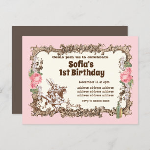 alice en la invitación a wonderland