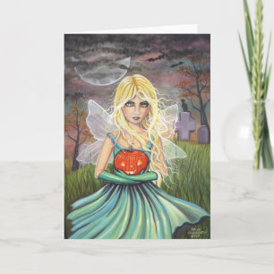 Alice en tarjeta de hada de Halloween por Molly Ha