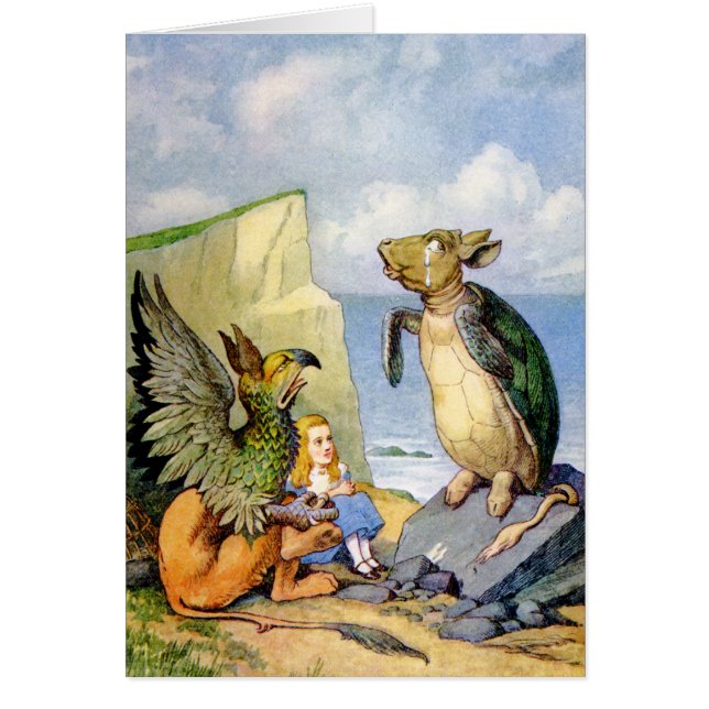 ALICE ESCUCHÓ INTENTAMENTE COMO HABLÓ EL GRIFFIN (Frente)