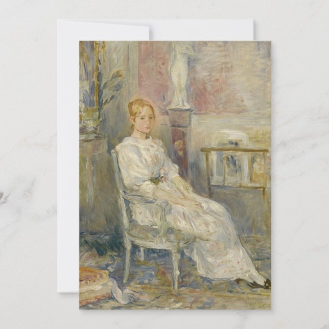 Alice Gamby Dans le Salon | Berthe Morisot (Anverso)