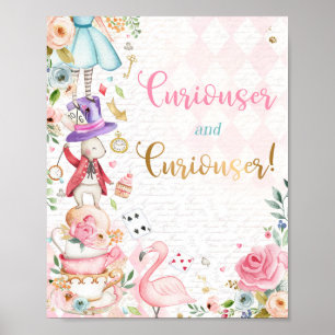 Alice In Wonderland Birthday Party Decoración Rótu