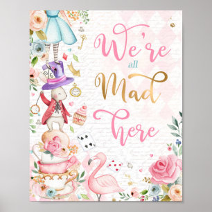 Alice In Wonderland Birthday Party Decoración Rótu