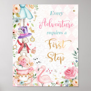 Alice In Wonderland Birthday Party Decoración Rótu