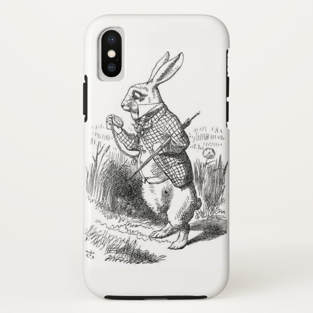 ALICE IN WONDERLAND iPhone X TOUGH FUNDA (Reverso)